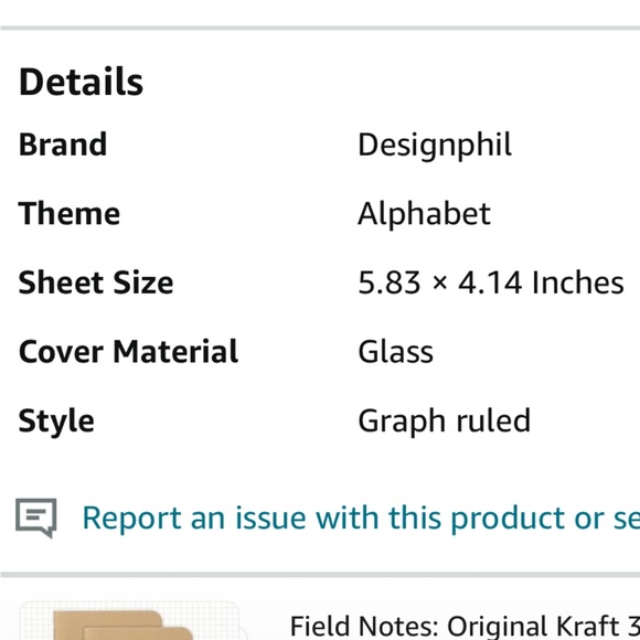 Notebook with grid paper👑 - Picture 5 of 5